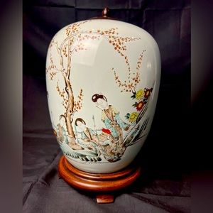 Famille Ceramic Melon Jar , Republic Era , China